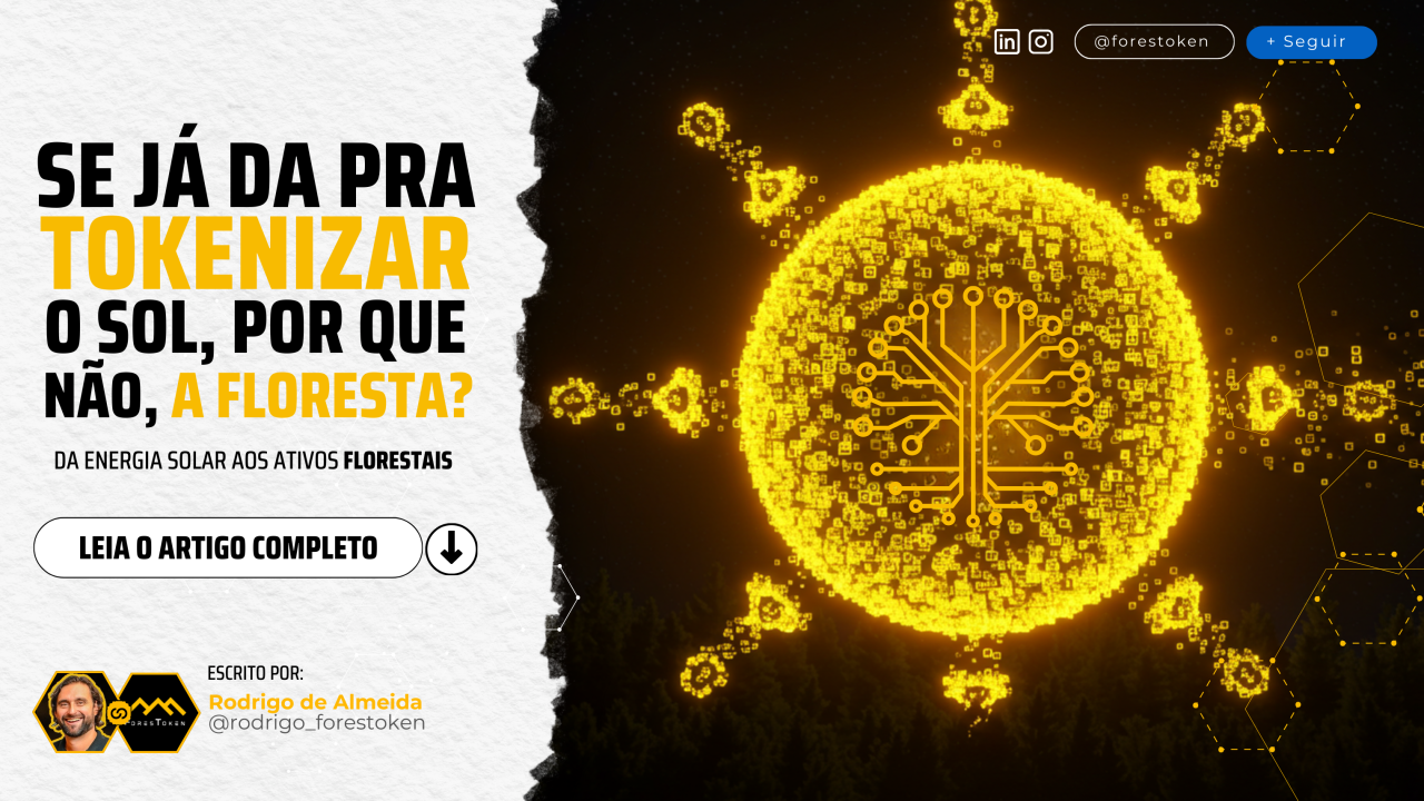 Se já dá pra tokenizar o sol, por que não a floresta?